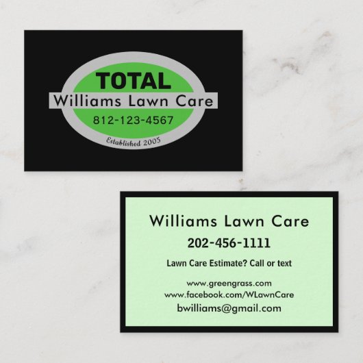 Gradenmolen personaliseren 100 visitekaartje (Voorkant / Achterkant)