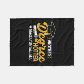 Gradenopleiding Afstuderen Master Mba Fleece Deken (Voorkant (Horizontaal))