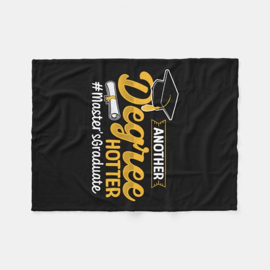 Gradenopleiding Afstuderen Master Mba Fleece Deken (Voorkant (Horizontaal))