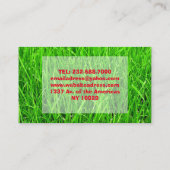 Gradenzorg in de papierindustrie visitekaartje (Achterkant)