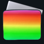 Gradiënt 03 Laptophoes Laptop Sleeve<br><div class="desc">Kleurrijk verlooppatroon in tinten groen en rood. Bekijk alle producten in onze winkel.</div>