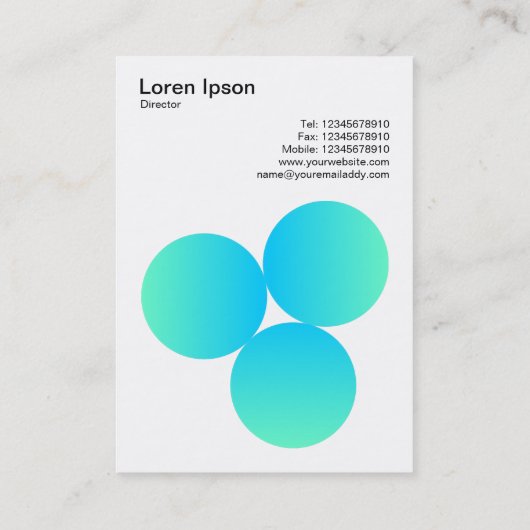 Gradiënt 3 Cirkels 05 Visitekaartje (Achterkant)