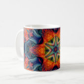 Gradiënt aardewarmer energie Kaleidoscope Koffiemok (Voorkant links)