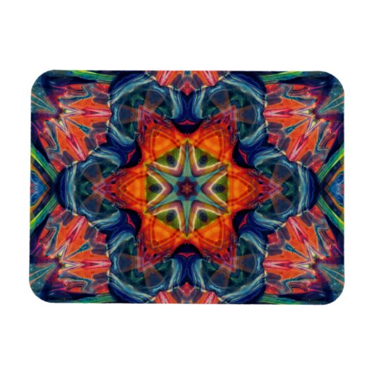 Gradiënt aardewarmer energie Kaleidoscope Magneet (Horizontaal)