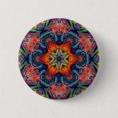 Gradiënt aardewarmer energie Kaleidoscope Ronde Button 5,7 Cm (Voorkant)