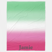 Gradient Abrosexual Pride Flag Fleece Deken (Voorkant)