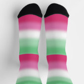 Gradient Abrosexual Pride Flag Sokken (Top)