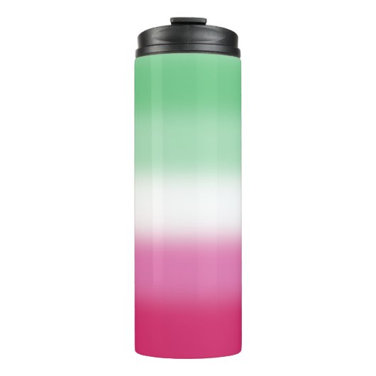 Gradient Abrosexual Pride Flag Thermosbeker (Voorkant)