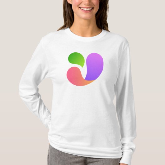 "Gradient Abstract"-T-shirt T-shirt (Voorkant)