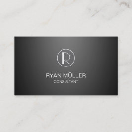 Gradiënt Achtergrond Professionele afbeelding en m Visitekaartje