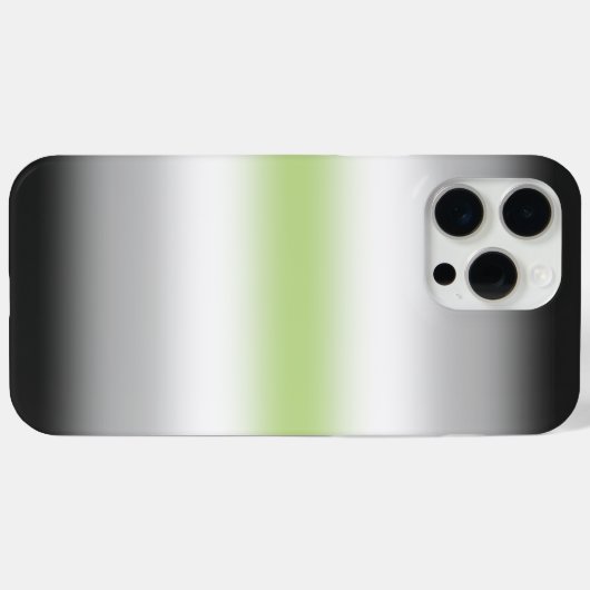 Gradient Agender Pride Flag met aangepaste naam Case-Mate iPhone Case (Achterkant (horizontaal))