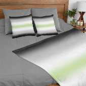 Gradient Agender Pride Flag met aangepaste naam Fleece Deken