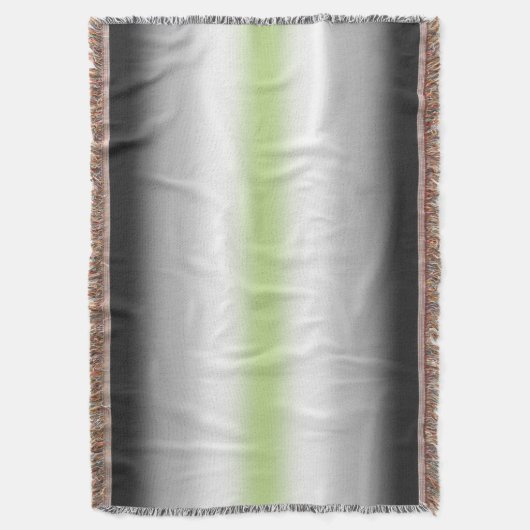 Gradient Agender Pride-vlag Deken (Voorkant Verticaal)