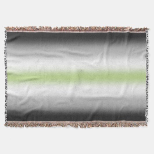 Gradient Agender Pride-vlag Deken (Voorkant)