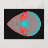 GRADIENT ALIEN BRIEFKAART (Voorkant)