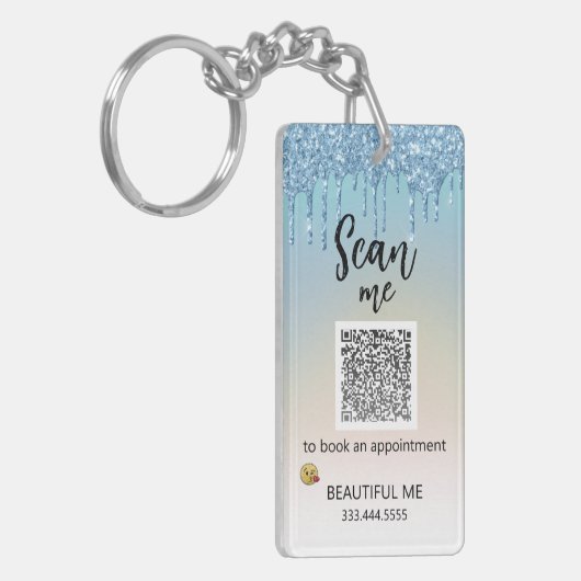 *~* Gradiënt AP36 QR Promo Logo Acryl Sleutelhanger (Voorkant Links)