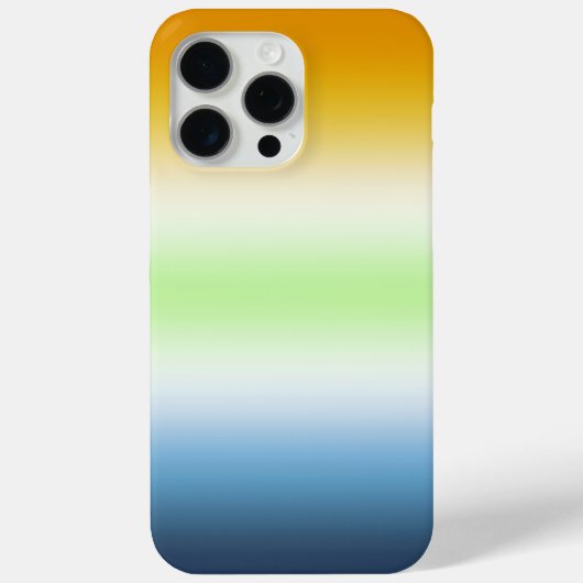 Gradient AroAce Agender Pride Case-Mate iPhone Case (Achterkant)