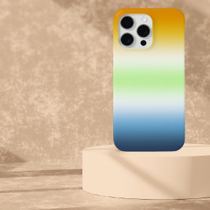 Gradient AroAce Agender Pride iPhone 15 Pro Max Hoesje