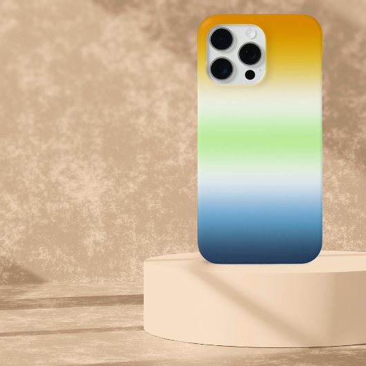 Gradient AroAce Agender Pride Case-Mate iPhone Case