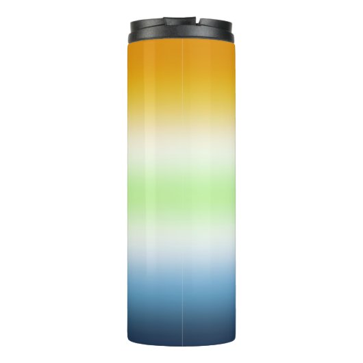 Gradient AroAce Agender Pride Flag Thermosbeker (Achterkant)