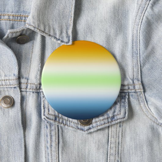Gradient AroAce Agender Pride Ronde Button 4,0 Cm (In situ)