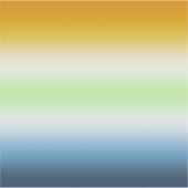 Gradient AroAce Agender Pride Sticker (Voorkant)