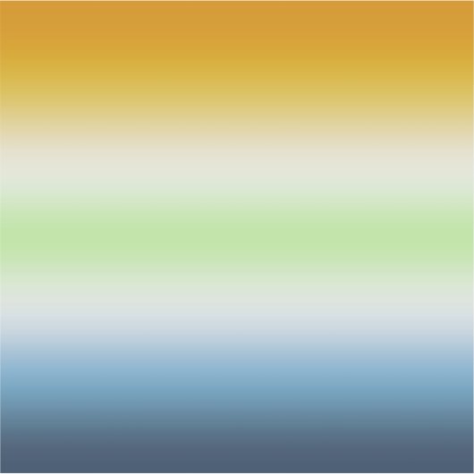 Gradient AroAce Agender Pride Sticker (Voorkant)