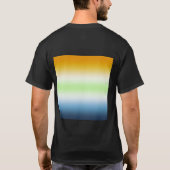 Gradient AroAce Agender Pride T-shirt (Achterkant)