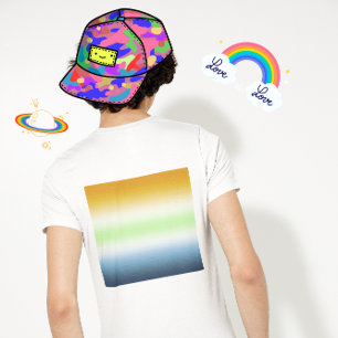 Gradient AroAce Agender Pride T-shirt