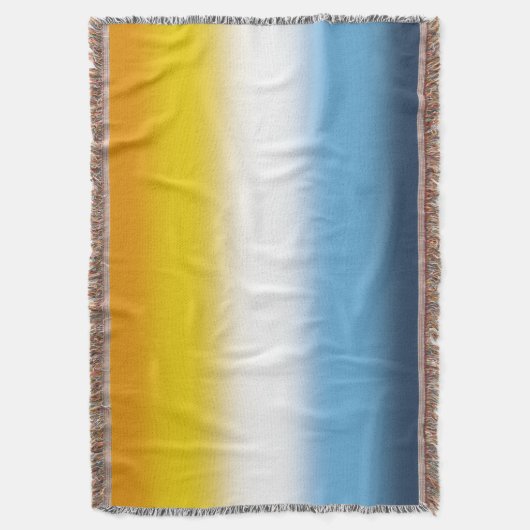 Gradient AroAce Pride Flag – Kleurrijke AroAce Fla Deken (Voorkant Verticaal)