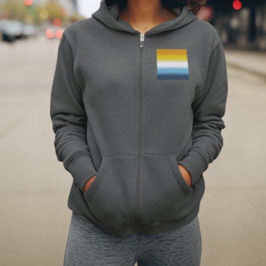 Gradient AroAce Pride Flag – Kleurrijke AroAce Fla Hoodie