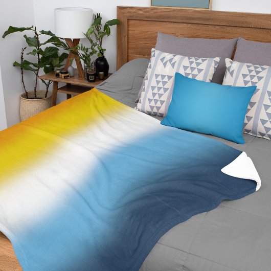 Gradient AroAce Pride Flag – Kleurrijke AroAce Fla Sherpa Deken
