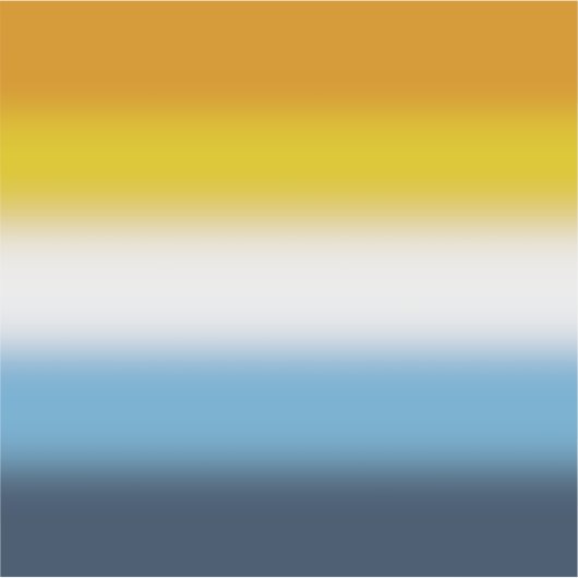 Gradient AroAce Pride Flag – Kleurrijke AroAce Fla Sticker (Voorkant)