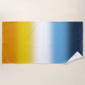 Gradient AroAce Pride Flag – Kleurrijke AroAce Fla Strandlaken (Voorkant)