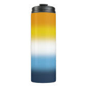 Gradient AroAce Pride Flag Thermosbeker (Voorkant)