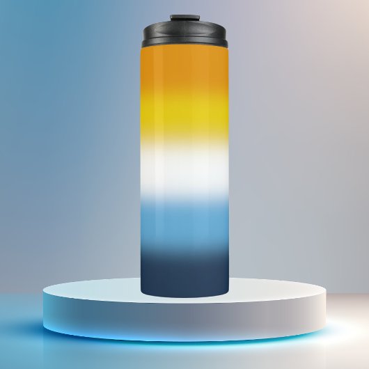 Gradient AroAce Pride Flag Thermosbeker