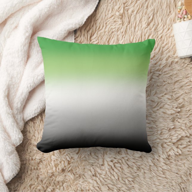 Gradient Aromantic Flag – Kleurrijke Aromantische  Kussen (Deken)