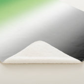 Gradient Aromantic Flag – Kleurrijke Aromantische  Sherpa Deken (3/4)