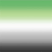 Gradiënt Aromantische Vlag – Kleurrijke Aromantisc Sticker (Voorkant)