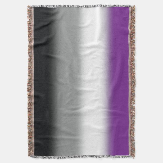 Gradient Asexual Pride Flag - Kleurrijke ACE-vlag Deken (Voorkant Verticaal)