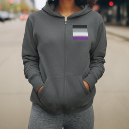 Gradient Asexual Pride Flag - Kleurrijke ACE-vlag Hoodie