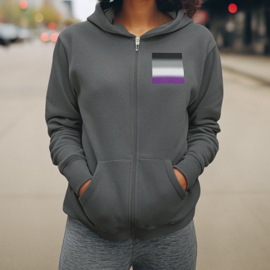 Gradient Asexual Pride Flag - Kleurrijke ACE-vlag Hoodie