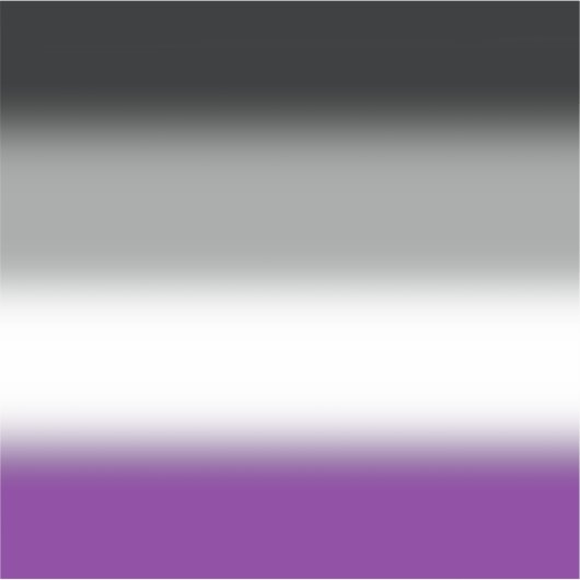 Gradient Asexual Pride Flag - Kleurrijke ACE-vlag Sticker (Voorkant)