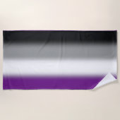 Gradient Asexual Pride Flag - Kleurrijke ACE-vlag Strandlaken (Voorkant)