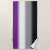 Gradient Asexual Pride Flag - Kleurrijke ACE-vlag Strandlaken (Voorkant)