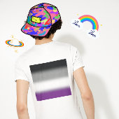 Gradient Asexual Pride Flag - Kleurrijke ACE-vlag T-shirt