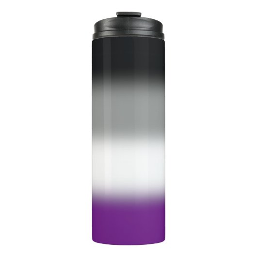 Gradient Asexual Pride Flag Thermosbeker (Voorkant)