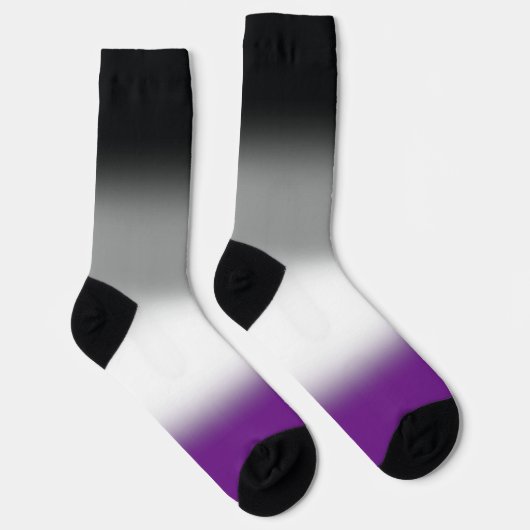 Gradient AsexualCrew-Sokken Sokken (Rechts)