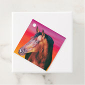 Gradiënt Bay Horse Bedankjes Labels (In situ)