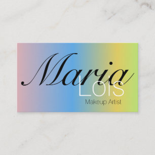 Gradiënt Beauty Make-up Kunstenaarschap Regenboog Visitekaartje